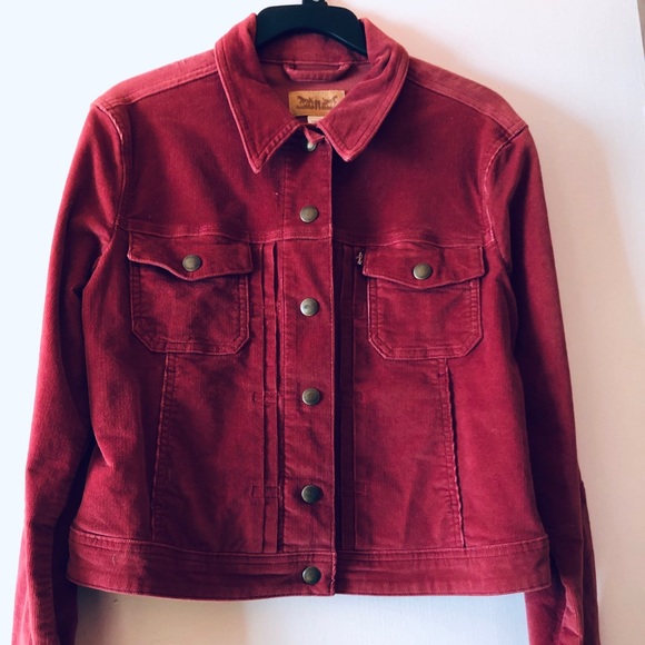 levi's red corduroy jacket